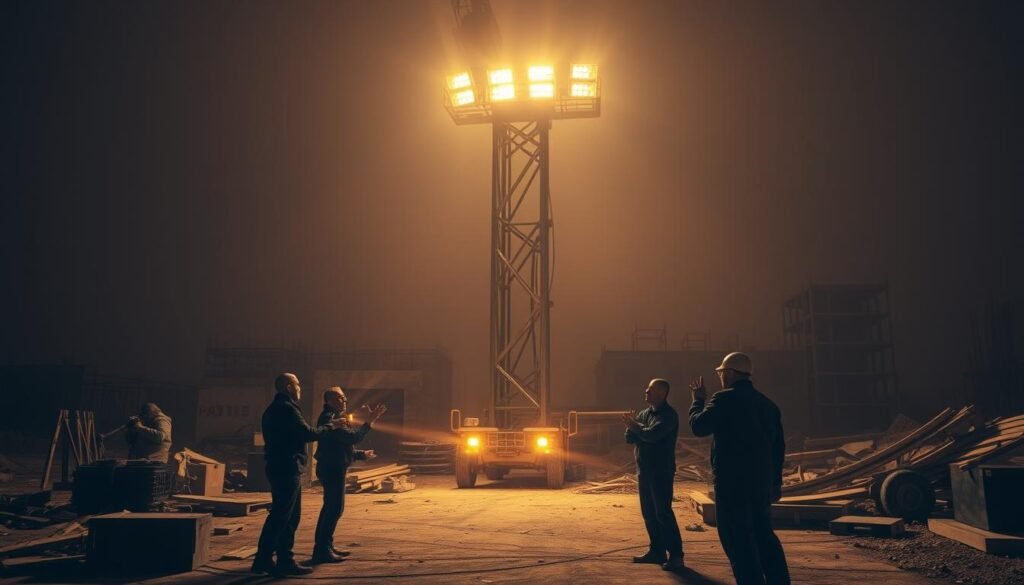 Erros comuns ao contratar aluguel de torre de iluminação