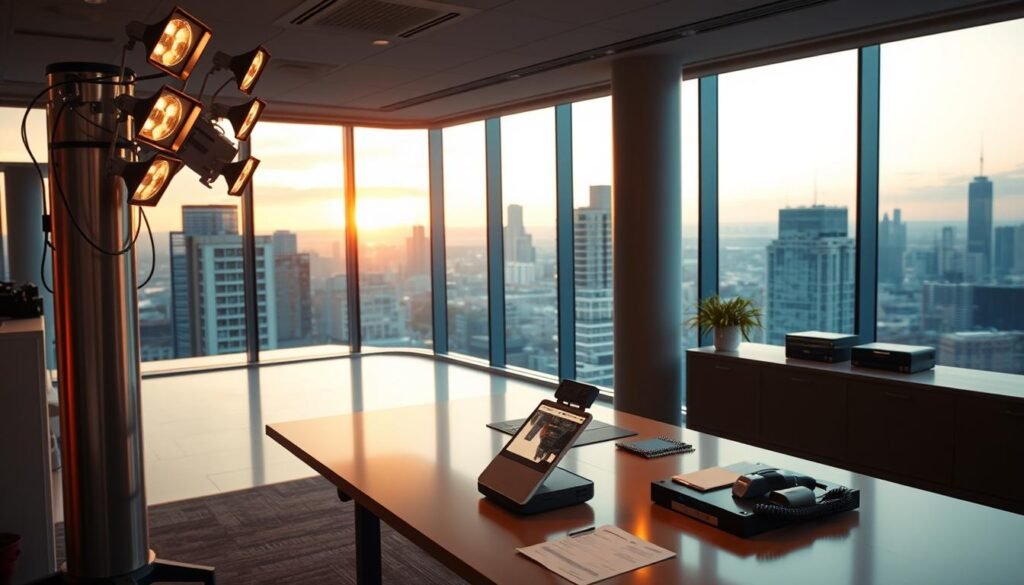 Diferença entre aluguel e leasing de torre de iluminação